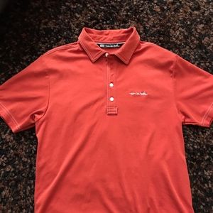 Red Travis Mathew Golf Polo